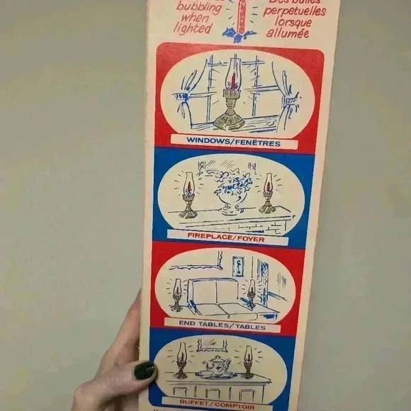 Vintage bubbling electric Christmas lamp - Picture 8 of 11